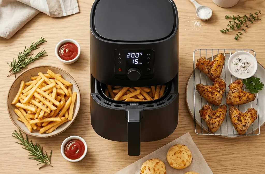 Tabela de Tempo da Air Fryer: Guia Completo de Minutos e Temperatura para Vários Alimentos